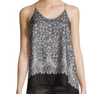 Helmut Lang silk scarf top